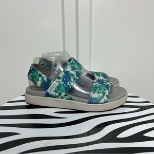Keen Women's Teal Green Blue Patterned Sport Sandals